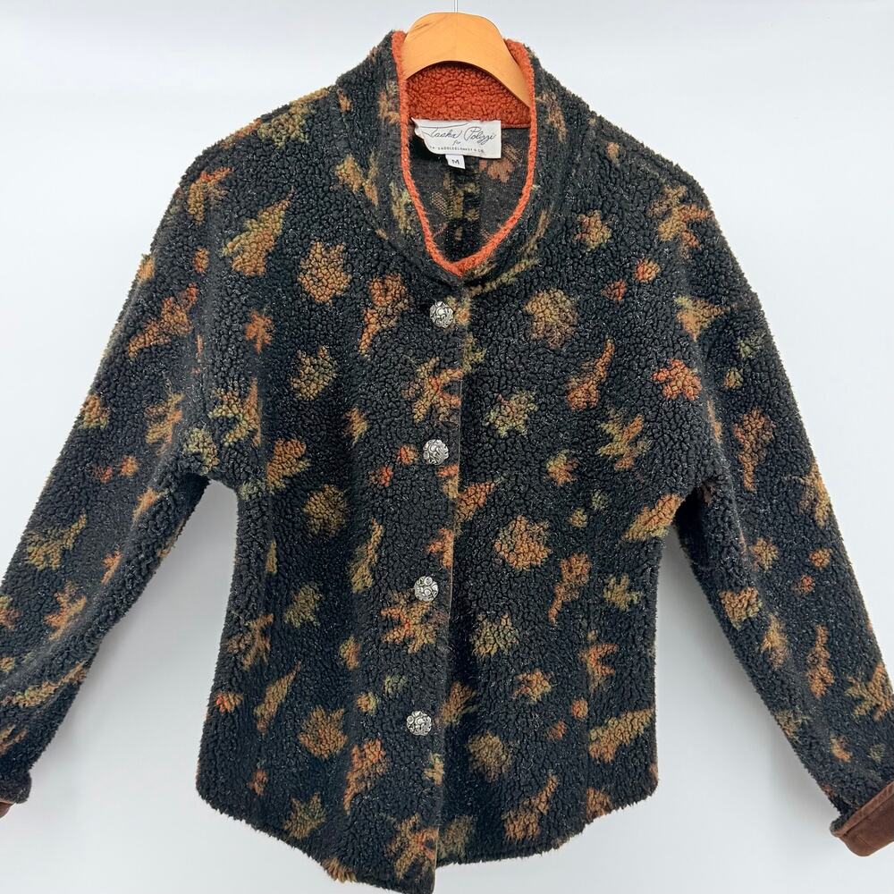 Vintage Tasha Polizzi Saddleblanket Fall Fleece Jacket M Gorpcore Cabincore